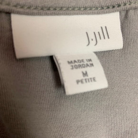 J JILL FLORAL LACE OVERLAY 3/4 SLEEVE PULLOVER - Picture 8 of 8